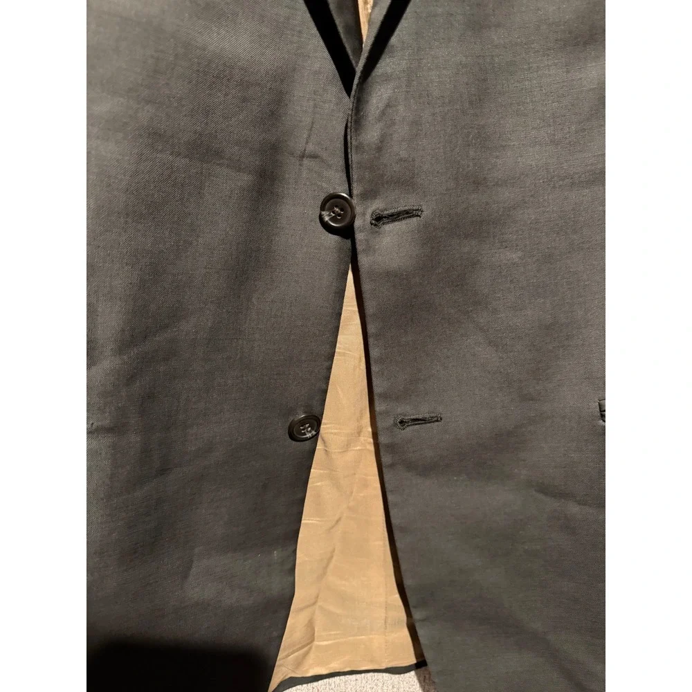 Ralph‎ Lauren Wool Sport Coat Blazer Men's Gray Two Button Business Formal